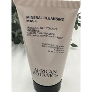 African Botanics Mineral Cleansing Mask 50ml Kaolin & Niacinamide
